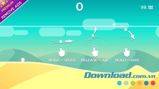 Điều khiển viên bi bay thật cao, thật xa