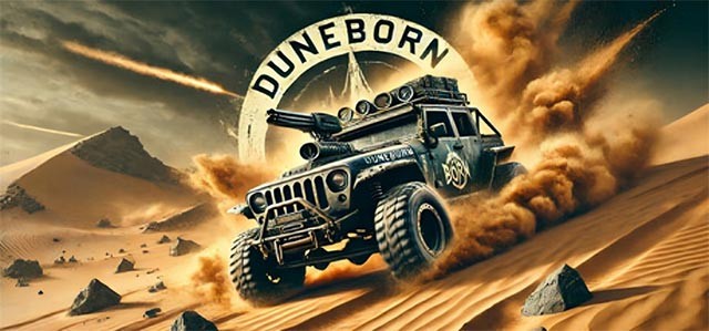 Đua xe, chiến đấu và sinh tồn trên sa mạc khắc nghiệt với game Duneborn