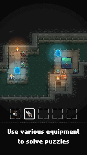 Sử dụng các trang bị khác nhau để giải quyết câu đố