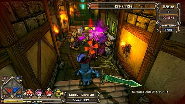Bảo vệ ngục tối đầy thách thức trong game Dungeon Defenders