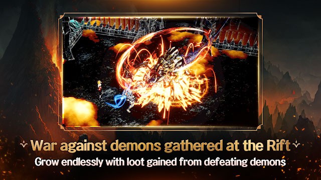 Dungeon&Evil Hunter đưa bạn vào cuộc chiến chống lại quái vật tập hợp trong vực thẳm