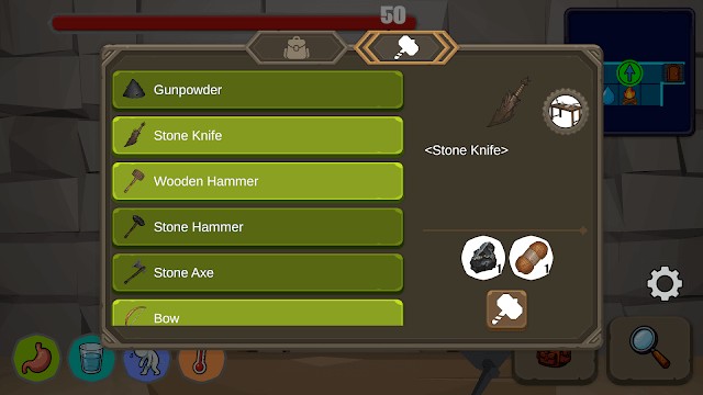 Sử dụng các vũ khí khác nhau để chiến đấu leo lên từng tầng của ngục tối