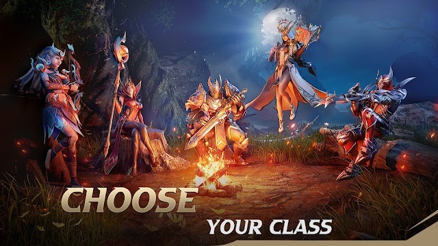 Chọn lớp nhân vật của bạn khi bắt đầu chơi Dungeon Hunter 6