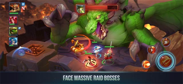 Đối đầu với các boss khổng lồ hùng mạnh