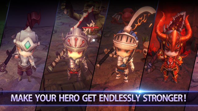 Tiến hóa anh hùng của bạn và giúp họ mạnh hơn