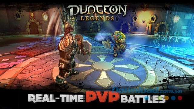 Đấu trường PvP rực lửa trong Dungeon Legends