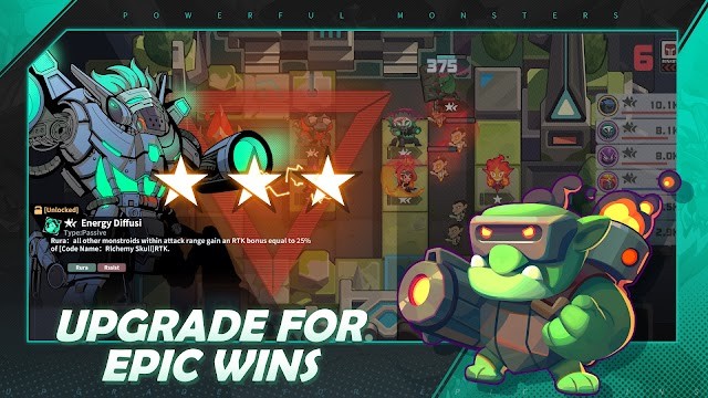 Nâng cấp quái vật của bạn trở nên mạnh mẽ sau các chiến thắng hoành tráng trong Dungeon Overlord