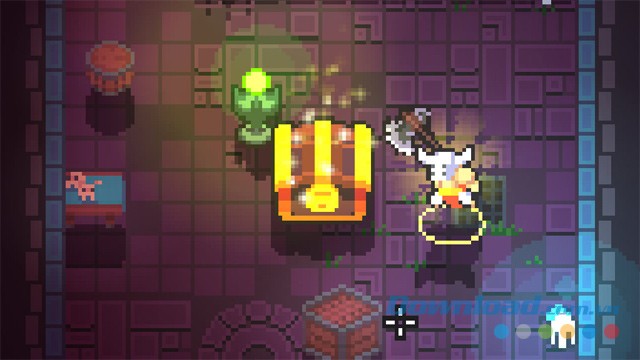 Tìm kiếm kho báu trong game hành động phiêu lưu Dungeon Souls cho máy tính, Mac và Linux