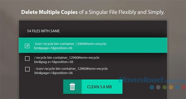 Xóa file trùng lặp