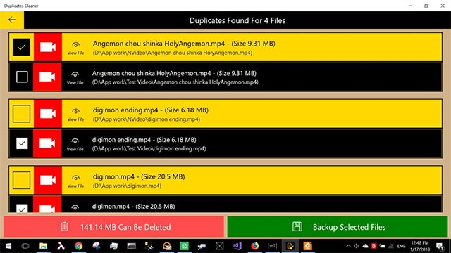 Xóa file trùng lặp để giải phóng bộ nhớ máy tính