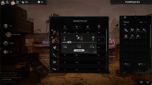 Tập trung tích lũy tài nguyên và kiểm soát nền kinh tế trong khi chơi Dust Raider