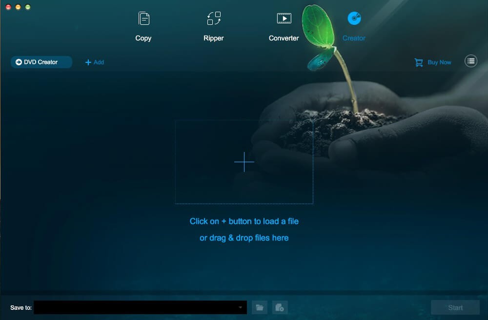Mở DVDFab DVD Creator cho Mac và tải video nguồn