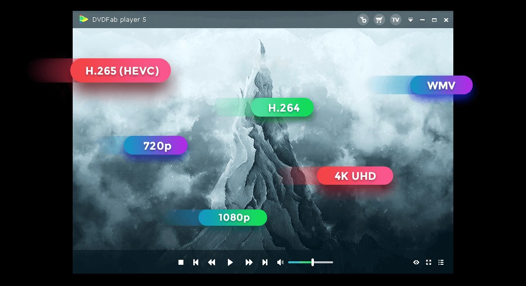 DVDFab Player có phạm vi tương thích rộng rãi