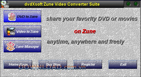 dvdXSoft Zune Video Converter Suite