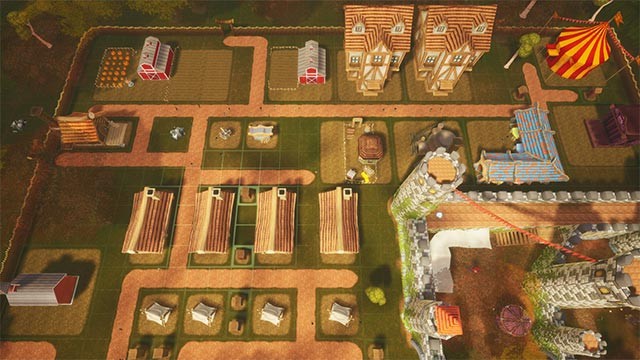 Xây dựng thị trấn yên bình trong game Dwarrows