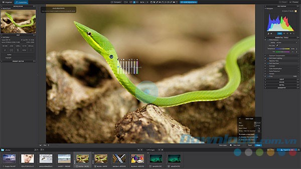 Giao diện DxO PhotoLab