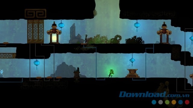 Rủ người bạn hợp tác giải đố trong game phiêu lưu trí tuệ Dyadic cho máy tính và Mac