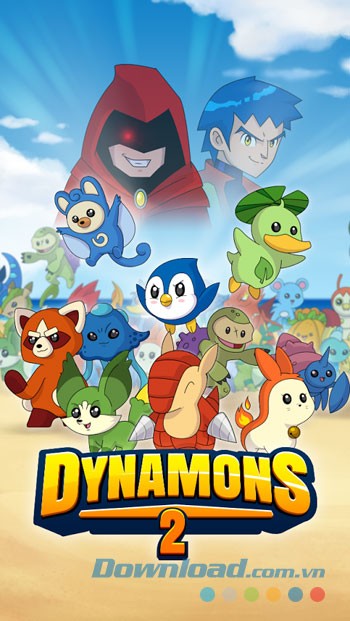Giao diện chơi game Dynamons 2 trên Android