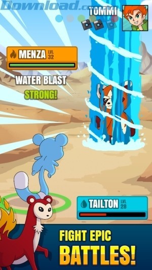 Chiến đấu đánh bại những quái vật của đối thủ khác