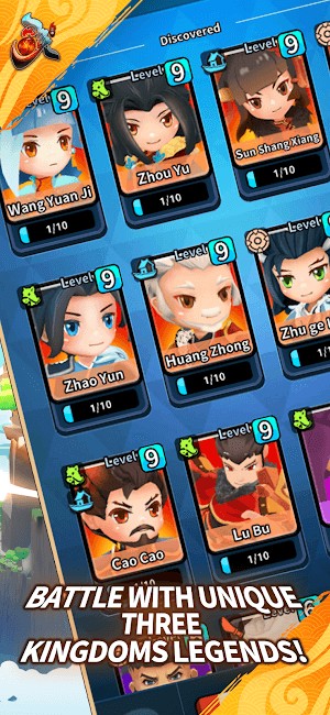 Chiến đấu với các huyền thoại Tam Quốc mạnh mẽ