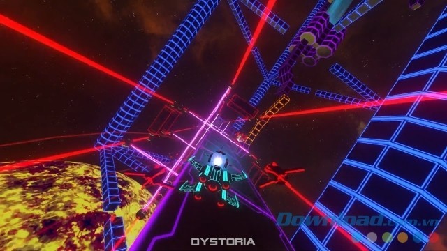 Né tránh tất cả các vật cản xuất hiện trong game hành động mới DYSTORIA cho máy tính