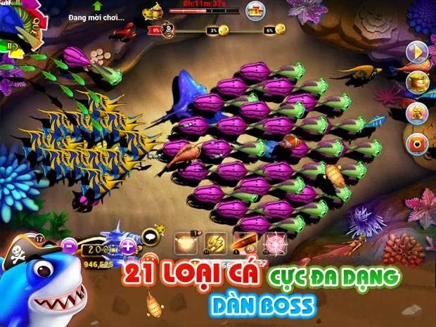 DzoCá mang tới 21 loại cá cùng các loại thủy quái