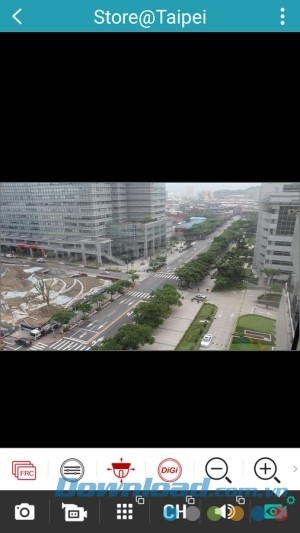 EagleEyes Lite cho Android hiển thị video chất lượng cao