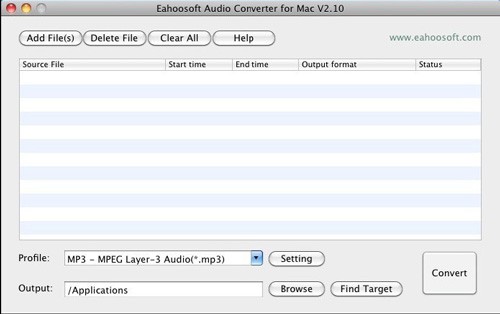 Eahoosoft Audio Converter for Mac