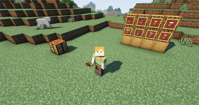 Các loại xô này có thể được chế tạo trong thời gian đầu của trò chơi