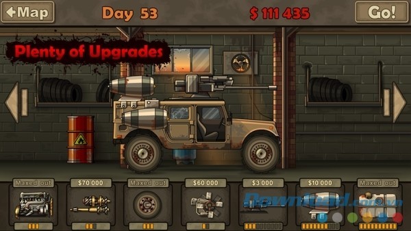 Earn to Die cho Android có hệ thống nâng cấp vô cùng ấn tượng