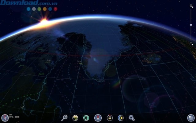 Nhìn ngắm trái đất từ máy tính