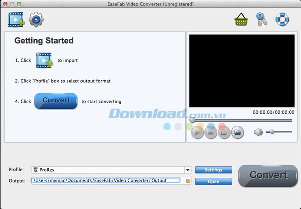 EaseFab Video Converter cho Mac