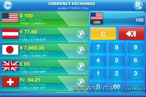 Easeware Currency Exchange for iOS