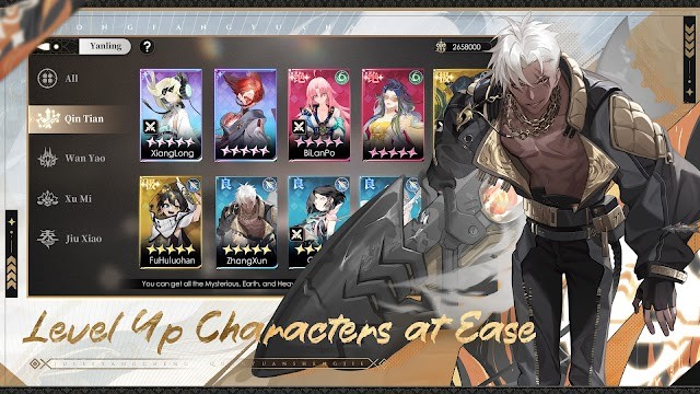 Lên cấp các nhân vật của bạn