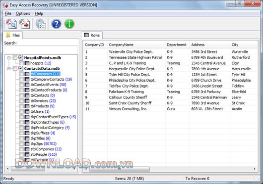 Easy Access Recovery