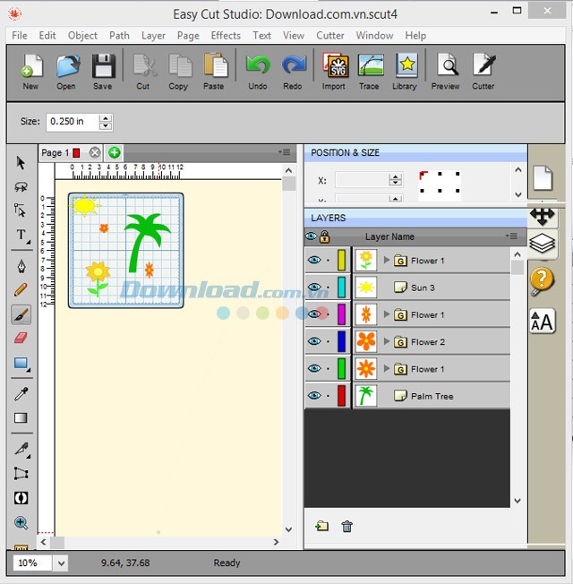 Làm việc với các Layer