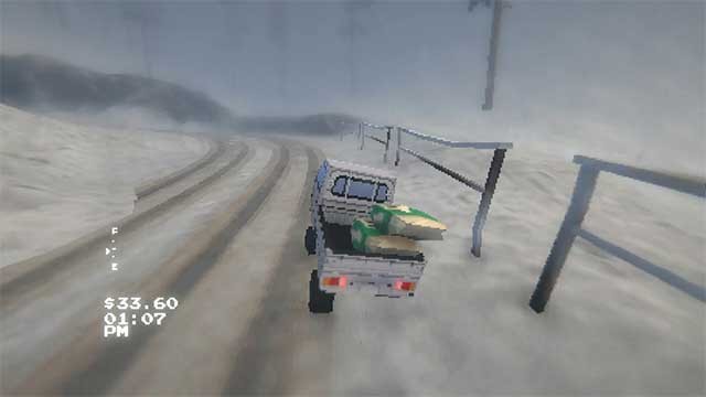 Lái xe giao hàng trên những con đường quanh co và địa hình hiểm trở