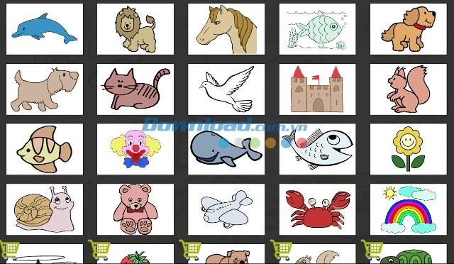 Các hình ảnh mẫu trong Easy Drawing cho Android