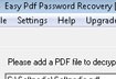 Easy PDF Password Recovery - Khôi phục mật khẩu PDF dễ dàng