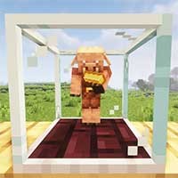 Easy Piglins Mod: Nhốt Piglin trong Hộp Thủy Tinh