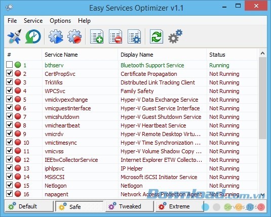 Easy Service Optimizer - công cụ tối ưu hóa hệ thống toàn diện