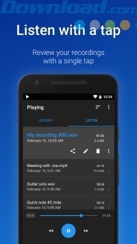 Nghe lại chỉ với một chạm