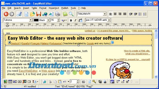 Easy Web Editor