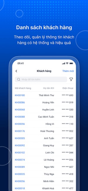 Danh sách khách hàng