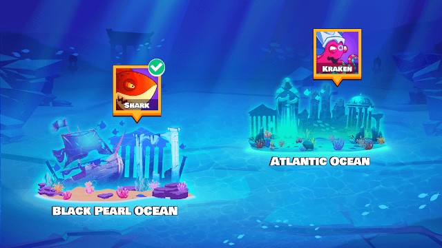 Nhiều vùng biển khác nhau để bạn khám phá