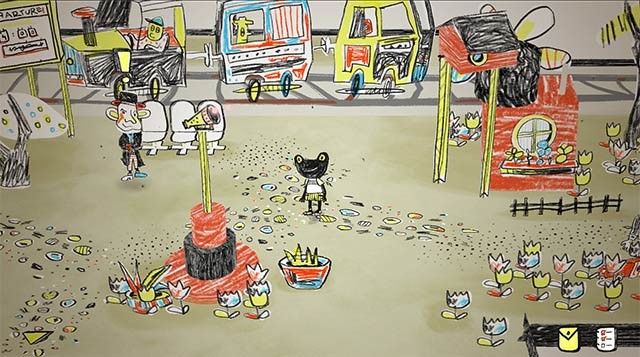 EbiTapes sở hữu đồ họa vẽ tay với màu chì độc đáo