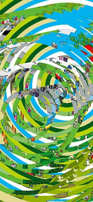 Nghiêng iPhone của bạn để khám phá nghệ thuật tư duy kỳ lạ