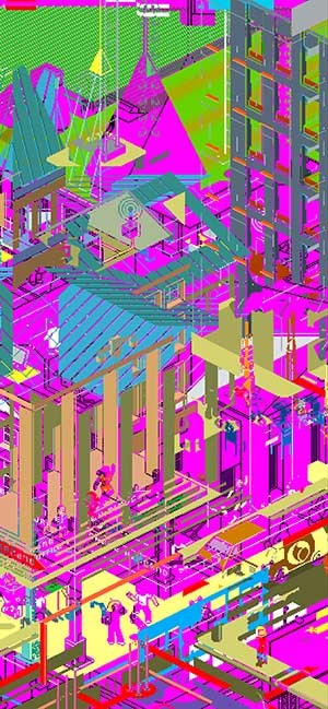 Các tác phẩm nghệ thuật xếp lớp hoặc cắt lát điên cuồng