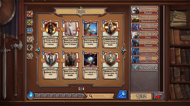 Bộ sưu tập thẻ bài phong phú