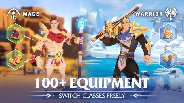 Hơn 10 trang bị và vũ khí, chuyển đổi lớp tự do